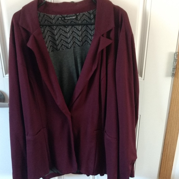 Women's Blazer burgundy - Picture 1 of 3
